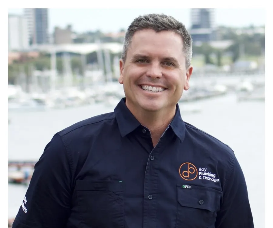 Lachlan Feehan, owner of Bay Plumbing & Drainage